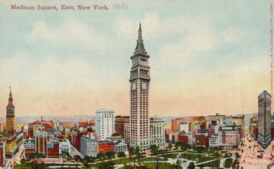 Madison Square, East, Nova York, anos 1900 de American School