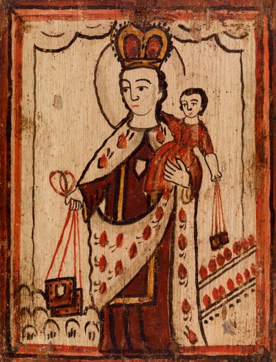 Madonna e criança de American School