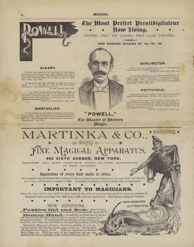 Anúncios mágicos (litho) de American School