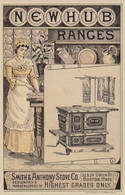 Empregada doméstica na cozinha de American School