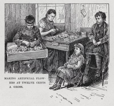Fazer Flores Artificiais a Doze Cêntimos de Gross (litho) de American School