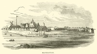 Manhattan (gravura) de American School