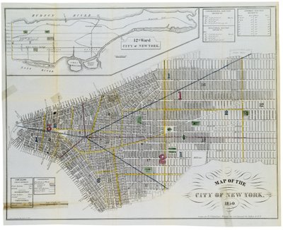 Mapa da cidade de Nova York de American School