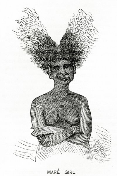 Mare Girl, ilustração do Appletons Journal, 4 de maio de 1872 de American School