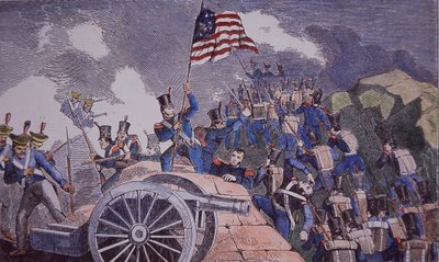 Guerra Mexicana-Americana (1846-48), batalha de Cerro Gordo de American School