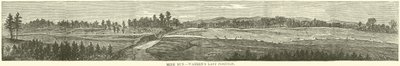 Mine Run, última posição de Warrens, novembro de 1863 de American School