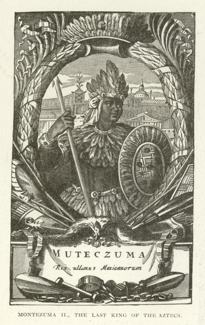 Montezuma II, o último rei dos astecas de American School