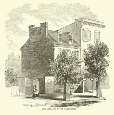 Sra. Surratts House, Washington, abril de 1865 de American School