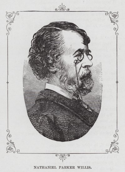 Nathaniel Parker Willis (gravura) de American School