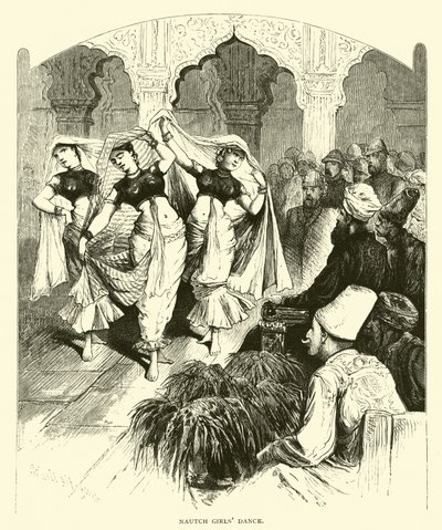 Nautch meninas dançam de American School