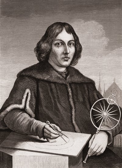Nicolaus Copernicus, c.1850 (gravura) de American School