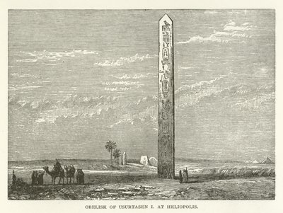 Obelisco de Usurtasen I em Heliopolis de American School