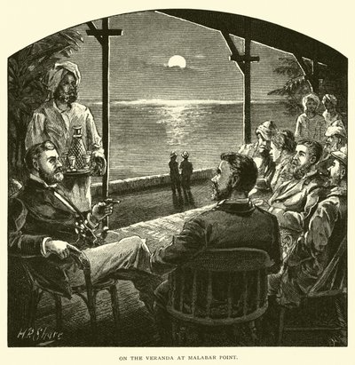 Na varanda do Malabar Point de American School