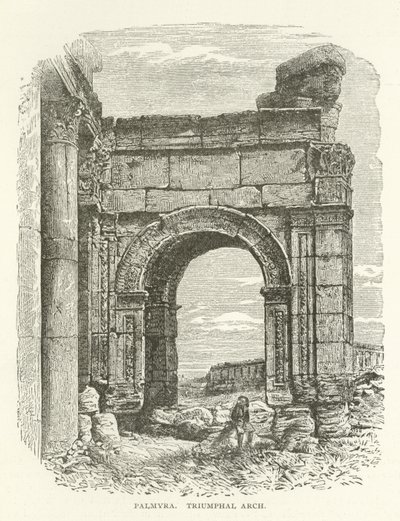 Palmyra, arco triunfal de American School