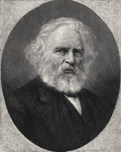Retrato de Henry Wadsworth Longfellow, de &39;The Century Illustrated Monthly Magazine&39;, de maio a outubro de 1883 de American School