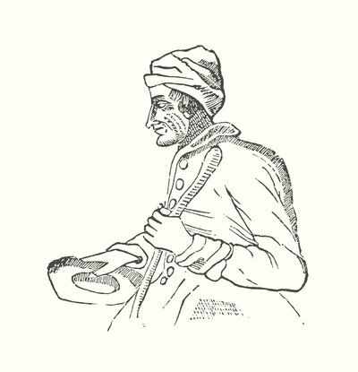 Retrato de Jedediah Buxton (gravura) de American School