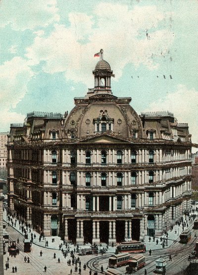 Correios, Nova York, c.1900-09 de American School