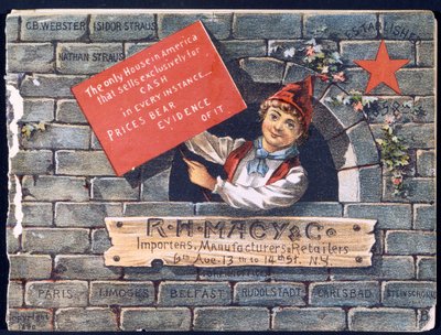 RH Macy & Co. Importadores, Fabricantes & Varejistas [catálogo capa], 1890 de American School