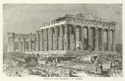 Ruínas do Parthenon em Atenas de American School