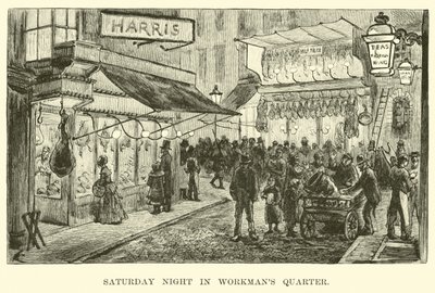 Sábado à noite no bairro de Workmans de American School
