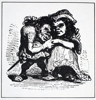 Elfos escandinavos, do Guia Mundial para Gnomos, Fadas, Elfos e outras pessoas pequenas por Thomas Keightley (1789-1872) Publicado em 1880 (Gravura em BW) de American School