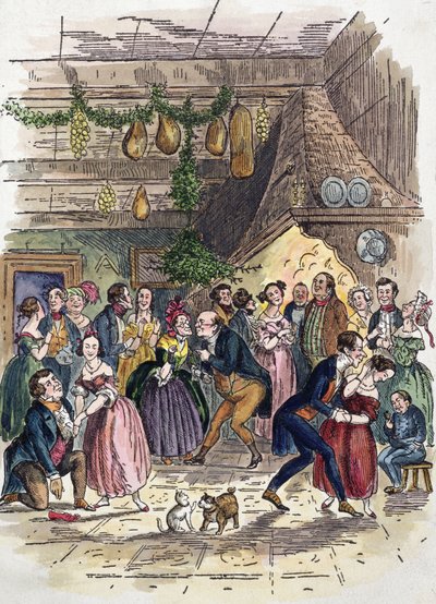 Cena de A Christmas Carol, de Charles Dickens de American School