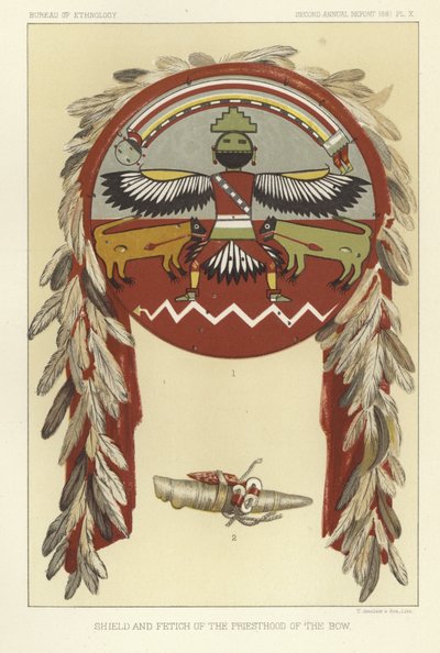 Escudo e Fetich do Sacerdócio do Arco de American School
