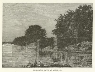 Portão de Slaughter em Lucknow de American School