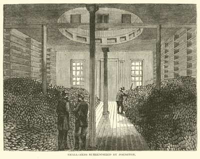 Armas de pequeno calibre cedidas por Johnston, abril de 1865 de American School