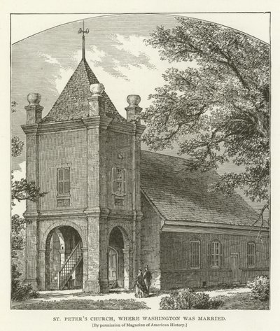 Igreja de São Pedro, onde Washington era casado de American School