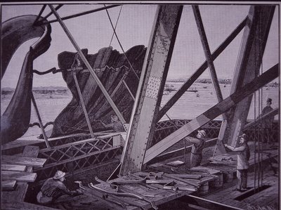 Estátua da Liberdade, sua construção retratada pela Scientific American de American School
