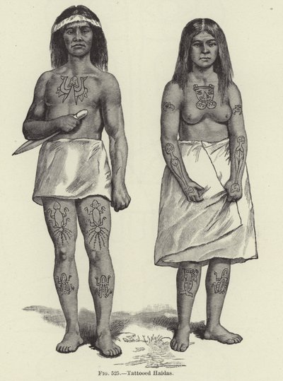 Haidas tatuado de American School