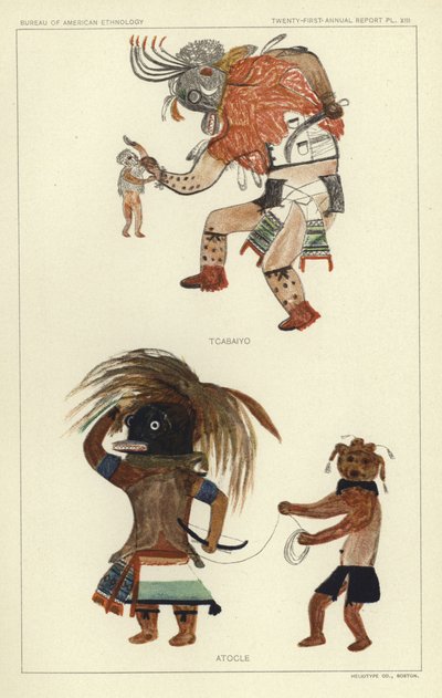 Tcabaiyo, Atocle (litografia a cores) de American School