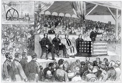 Exposição Internacional de Algodão de Atlanta: Discurso de Abertura do Governador Colquitt, do &39;Harper&39;s Weekly&39; de American School
