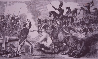 A Batalha de Churubusco, Guerra Mexicano-Americana de American School