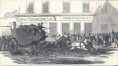 The Butterfield Overland Mail Coach, publicado no Harper