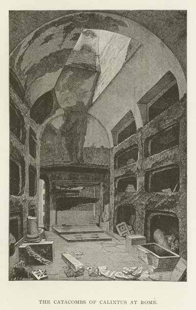 As Catacumbas de Calisto em Roma de American School