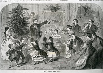 A árvore de Natal, ilustração de &39;Harper&39;s Weekly&39;, 1870 de American School