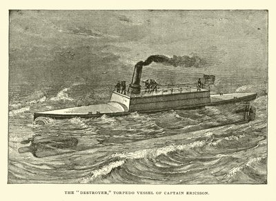 O Destruidor, navio torpedo do Capitão Ericsson de American School