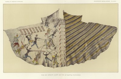 Imagens de Do-Giagya-Guat ou Tipi of Battle de American School