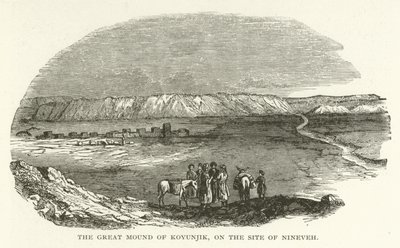 O Grande Monte de Koyunjik, no site de Nínive de American School