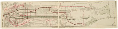 O mapa de transporte da Associação de Comerciantes de American School
