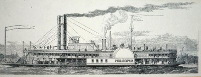 O Mississippi side-wheeler 