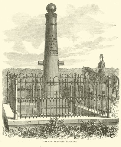 O novo monumento de Vicksburg, julho de 1863 de American School