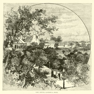 Os jardins reais, Sião de American School