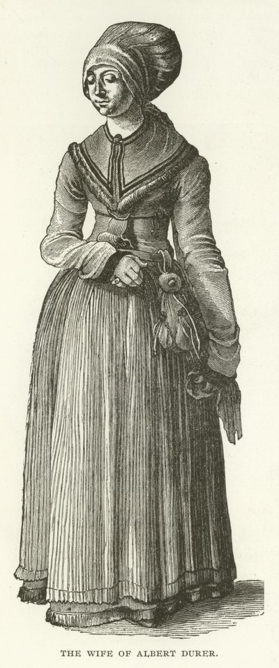 A esposa de Albert Durer de American School