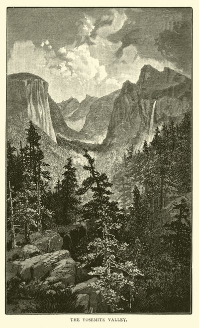 O vale de Yosemite de American School