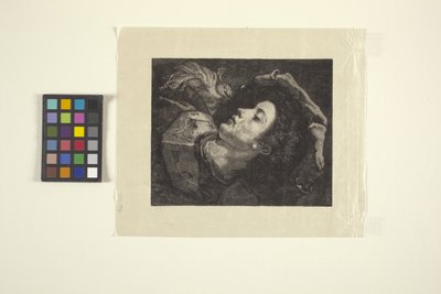 O Jovem Escudeiro (gravura em madeira) de American School