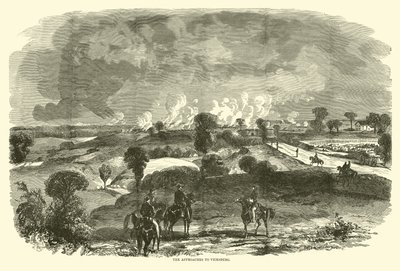 As abordagens para Vicksburg, maio de 1863 de American School