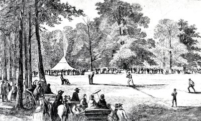 A primeira convenção de clubes de beisebol, Nova York, 1857 de American School
